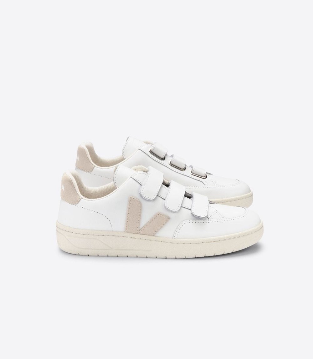 Veja Sneakers Dam - V-Lock Läder - Vita - 135049-PXV